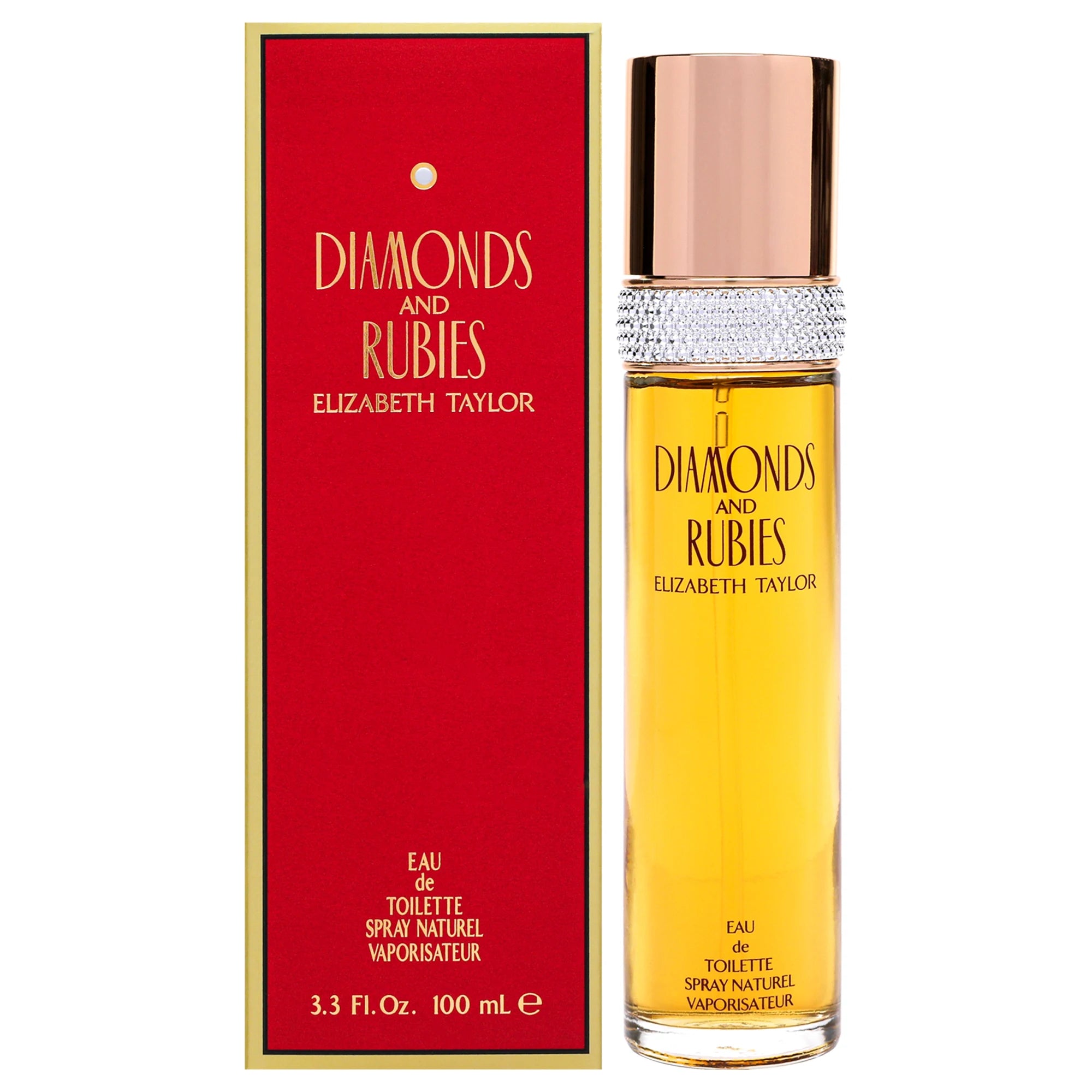 Diamonds and Rubies by Elizabeth Taylor for Women - 3.3 oz EDT Spray