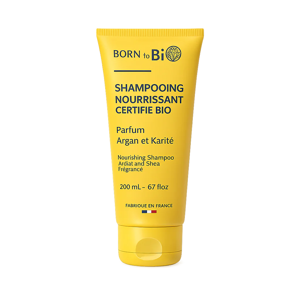 Shampooing Nourrissant Argan et Karité - Certifié Bio