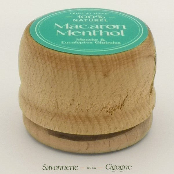 Pierre naturelle à la menthe poivrée et eucalyptus 7g