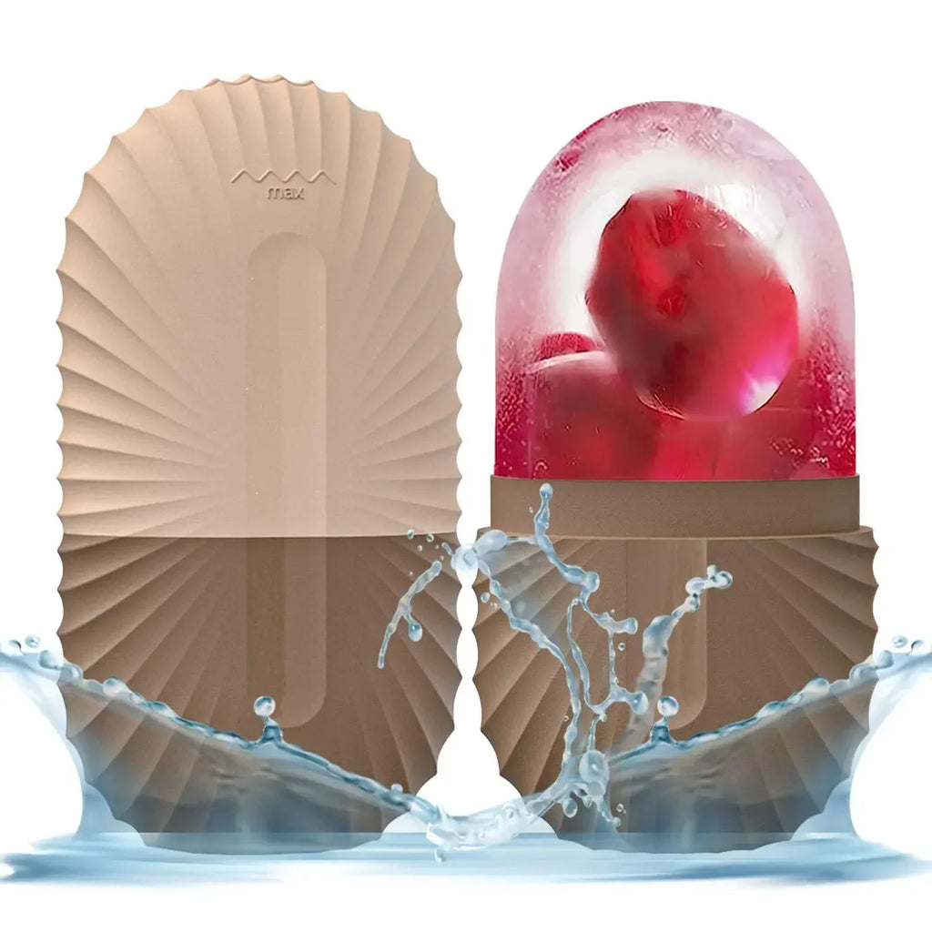 3in1 Stainless Steel Ice Face Roller & Gua Sha Facial Skincare Tool Kit Face Lifting Facial Treatment Reduce Acne Skin Care Tool