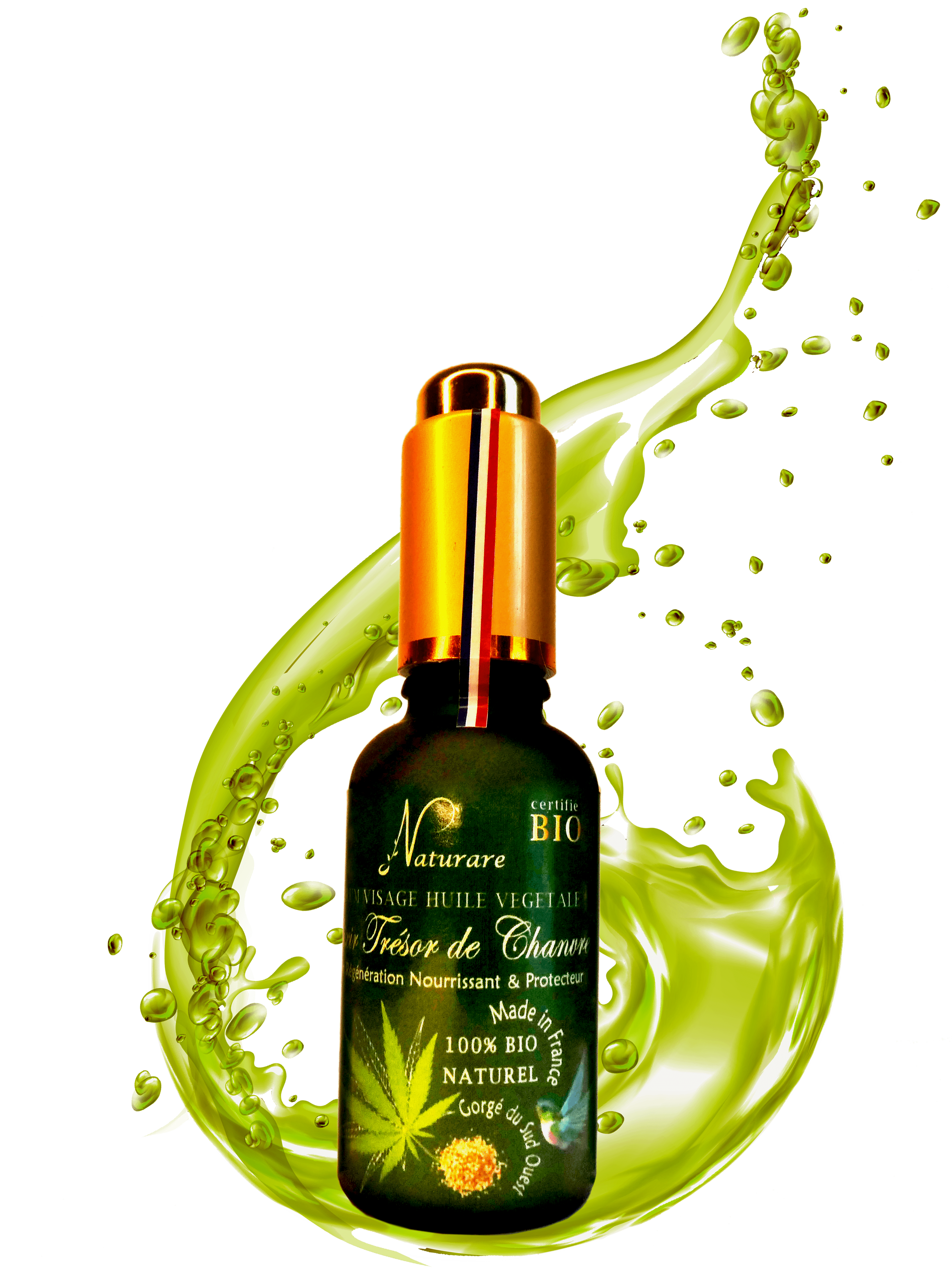 ELIXIR TRESOR DE CHANVRE BIO - Sérum Huile Végétale Complément Alimentaire